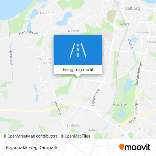 Bejsebakkevej kort