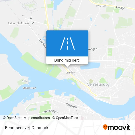 Bendtsensvej kort