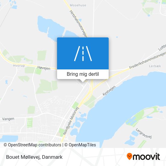 Bouet Møllevej kort