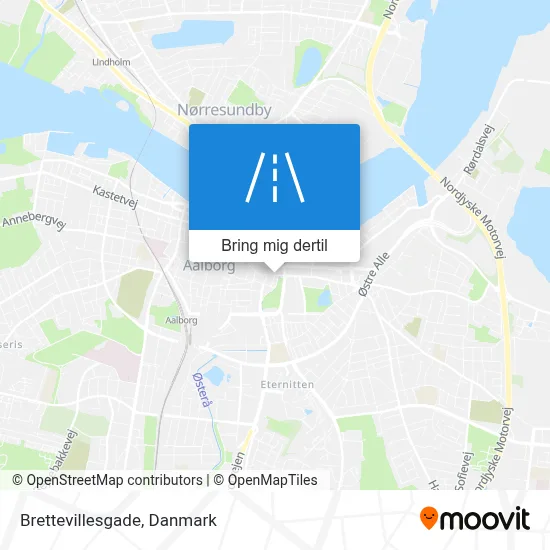 Brettevillesgade kort