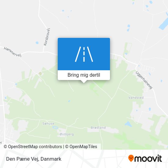 Den Pæne Vej kort