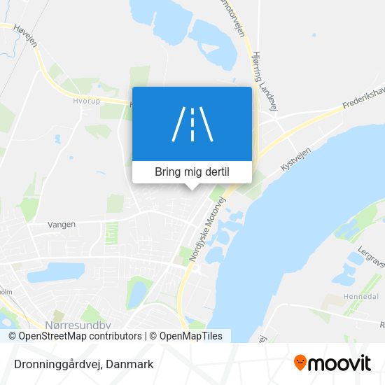 Dronninggårdvej kort
