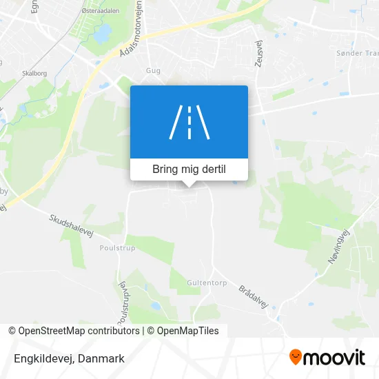 Engkildevej kort