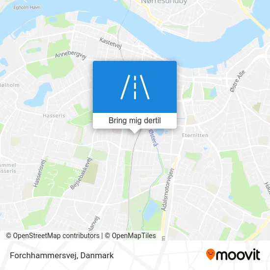 Forchhammersvej kort