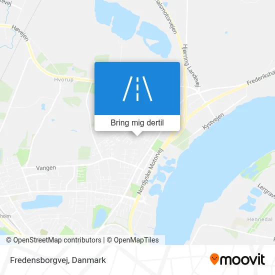 Fredensborgvej kort