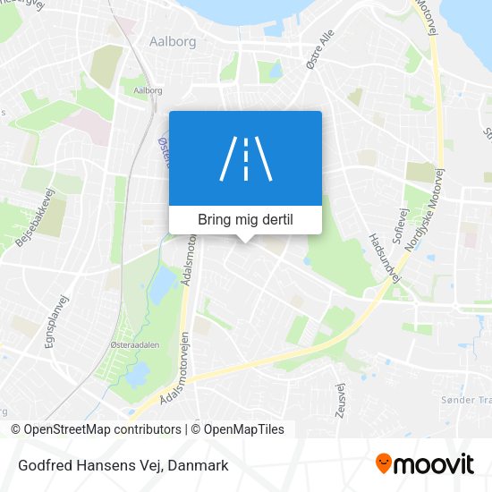 Godfred Hansens Vej kort