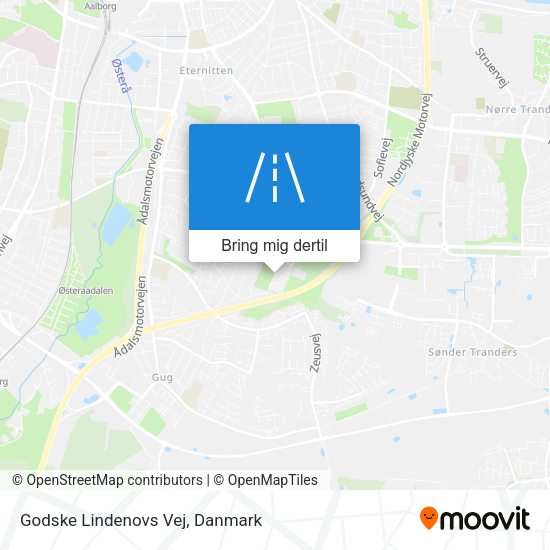 Godske Lindenovs Vej kort