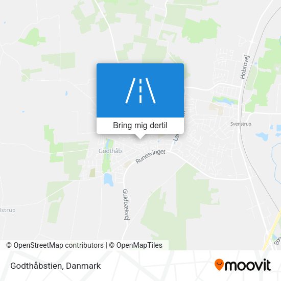 Godthåbstien kort