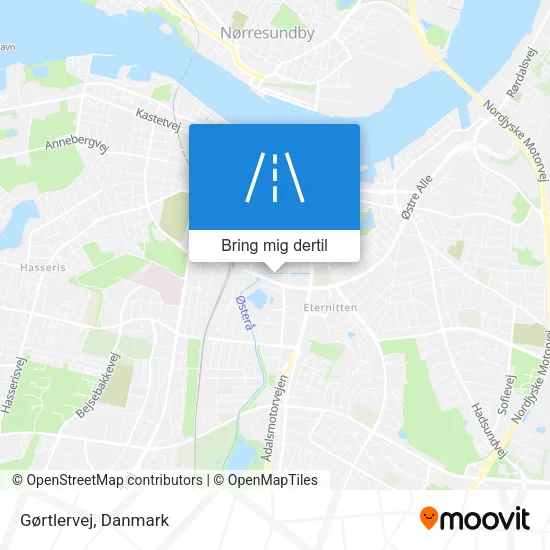 Gørtlervej kort