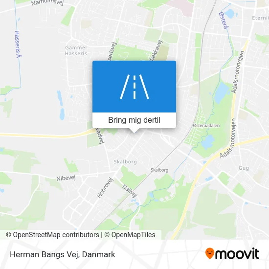 Herman Bangs Vej kort