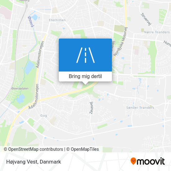 Højvang Vest kort