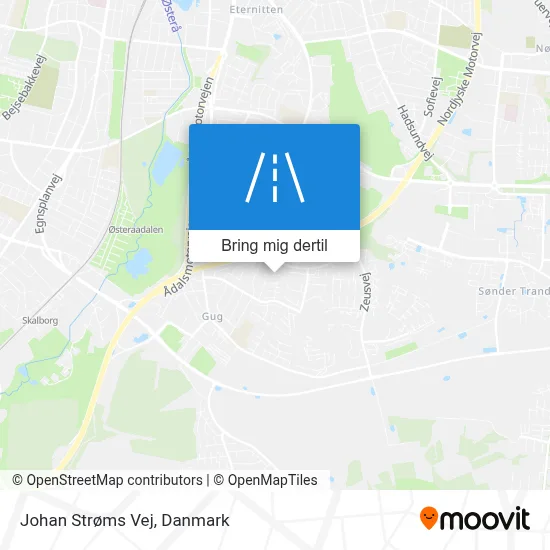 Johan Strøms Vej kort