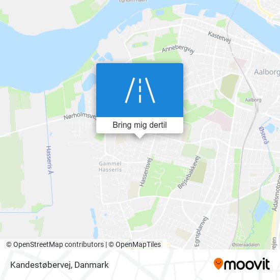 Kandestøbervej kort