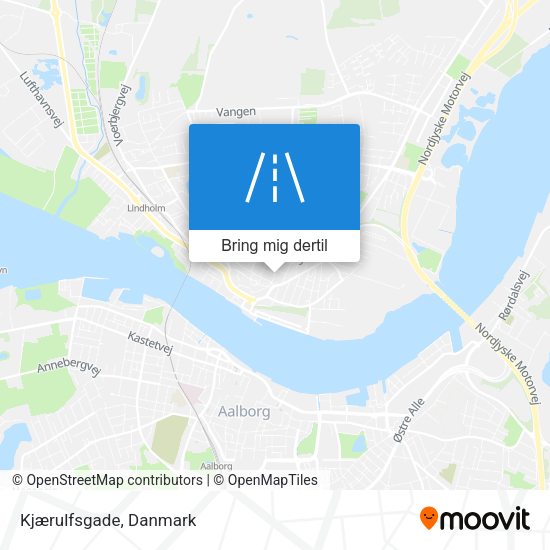 Kjærulfsgade kort