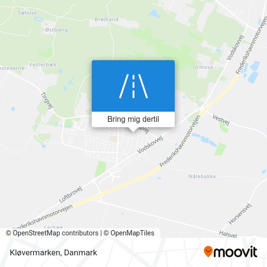 Kløvermarken kort