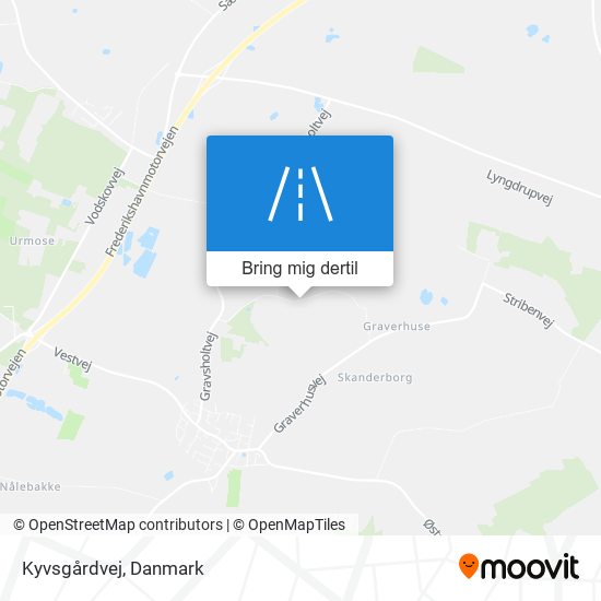 Kyvsgårdvej kort