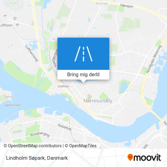 Lindholm Søpark kort
