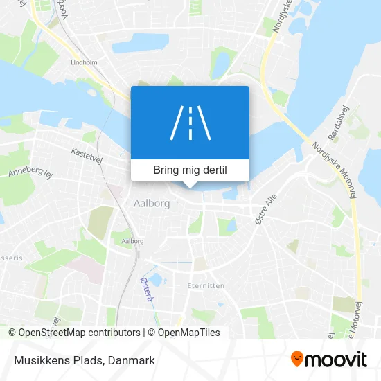 Musikkens Plads kort