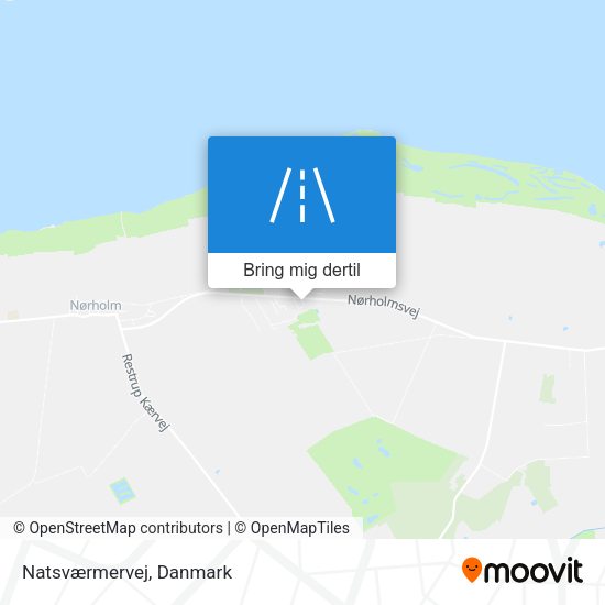 Natsværmervej kort
