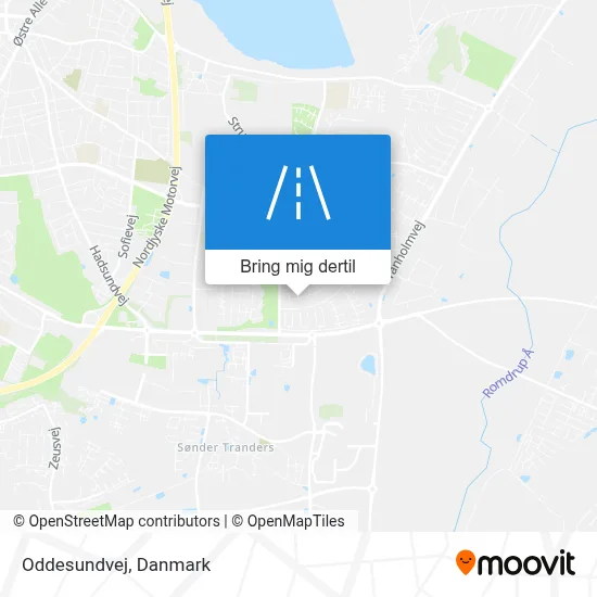 Oddesundvej kort