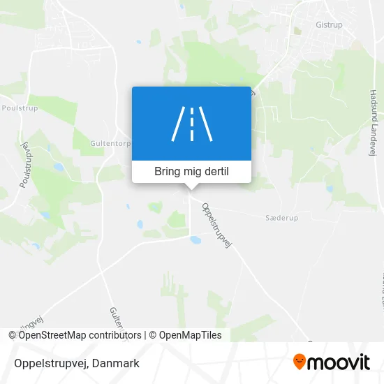 Oppelstrupvej kort