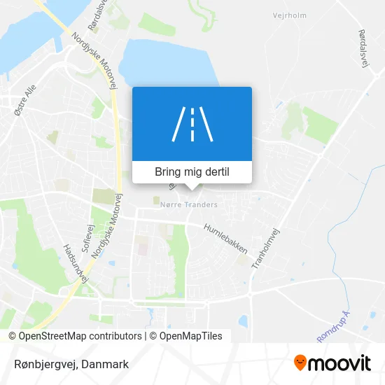 Rønbjergvej kort