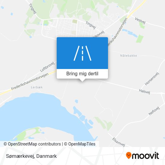 Sømærkevej kort