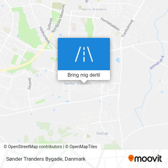 Sønder Tranders Bygade kort