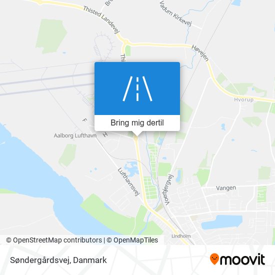 Søndergårdsvej kort