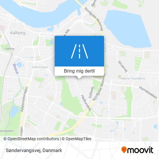 Søndervangsvej kort