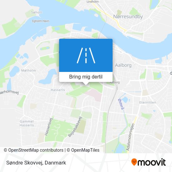 Søndre Skovvej kort