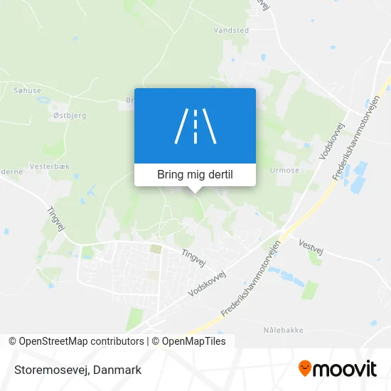 Storemosevej kort