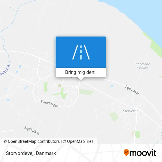 Storvordevej kort