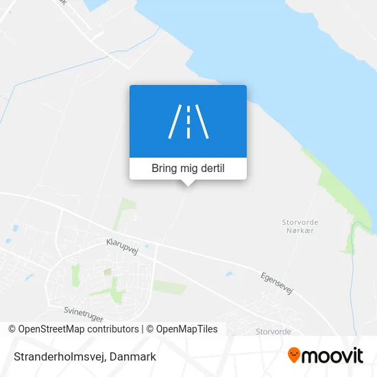 Stranderholmsvej kort