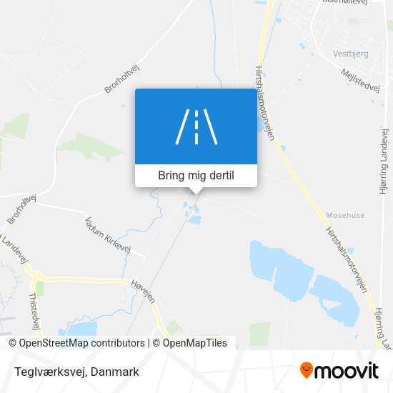 Teglværksvej kort