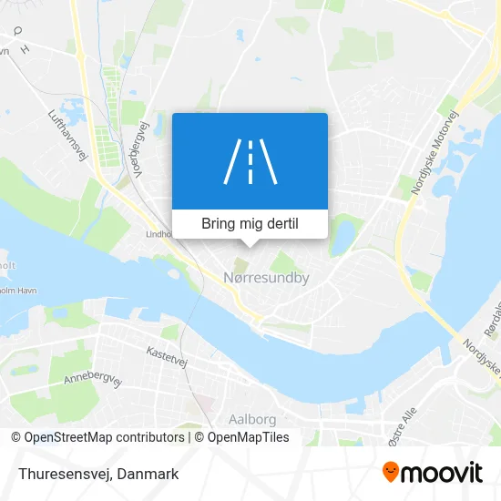 Thuresensvej kort