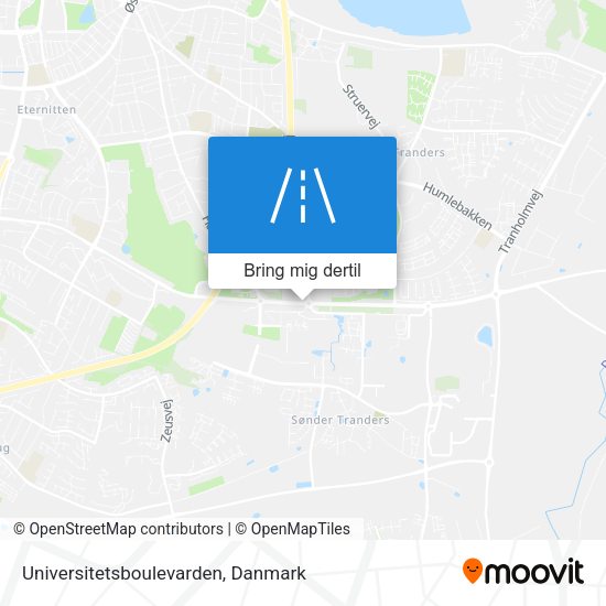 Universitetsboulevarden kort