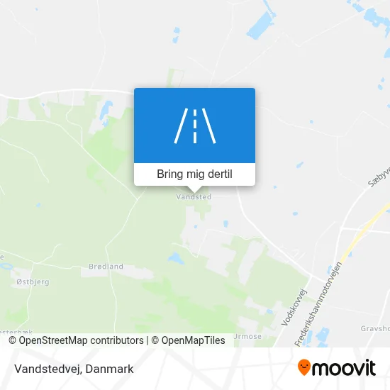 Vandstedvej kort
