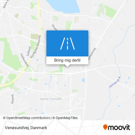 Venøsundvej kort