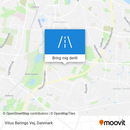 Vitus Berings Vej kort