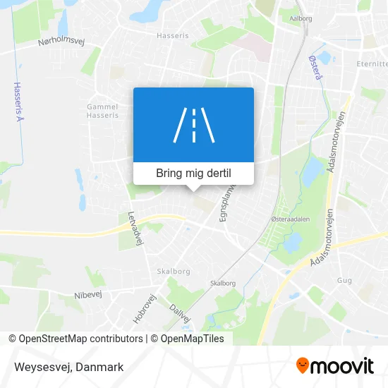 Weysesvej kort