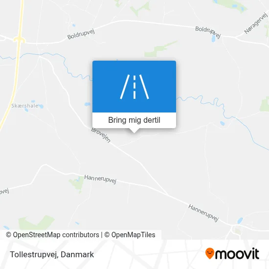 Tollestrupvej kort