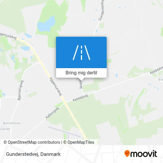 Gunderstedvej kort