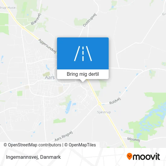 Ingemannsvej kort