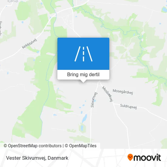 Vester Skivumvej kort