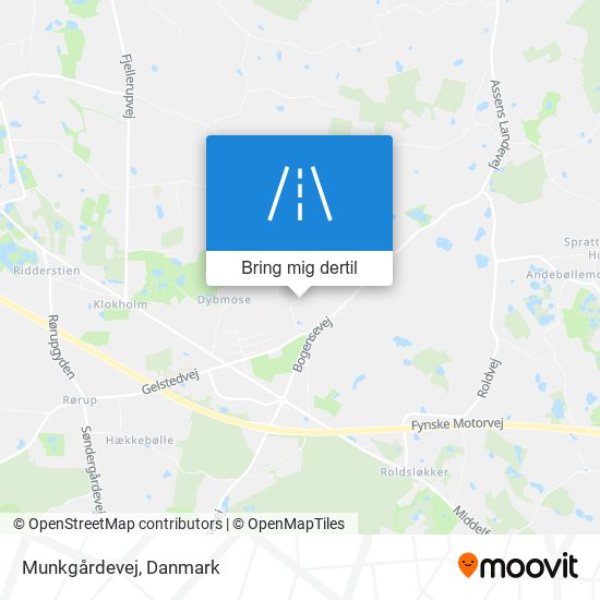 Munkgårdevej kort