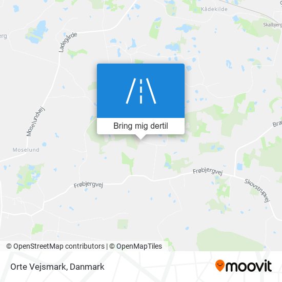 Orte Vejsmark kort