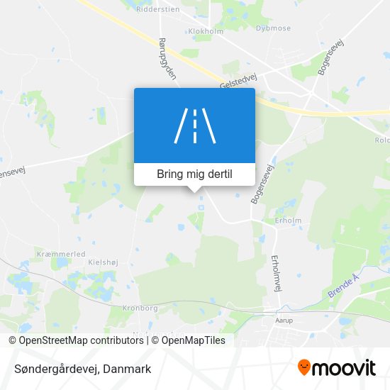 Søndergårdevej kort