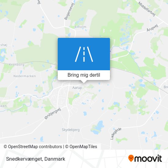 Snedkervænget kort