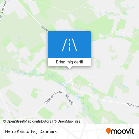 Nørre Karstoftvej kort